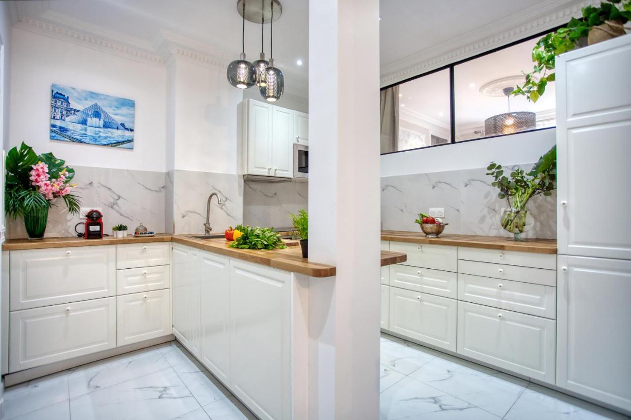 Charmant 100M2 Avec 3Ch - Romantique Centre Ville Párizs Kültér fotó